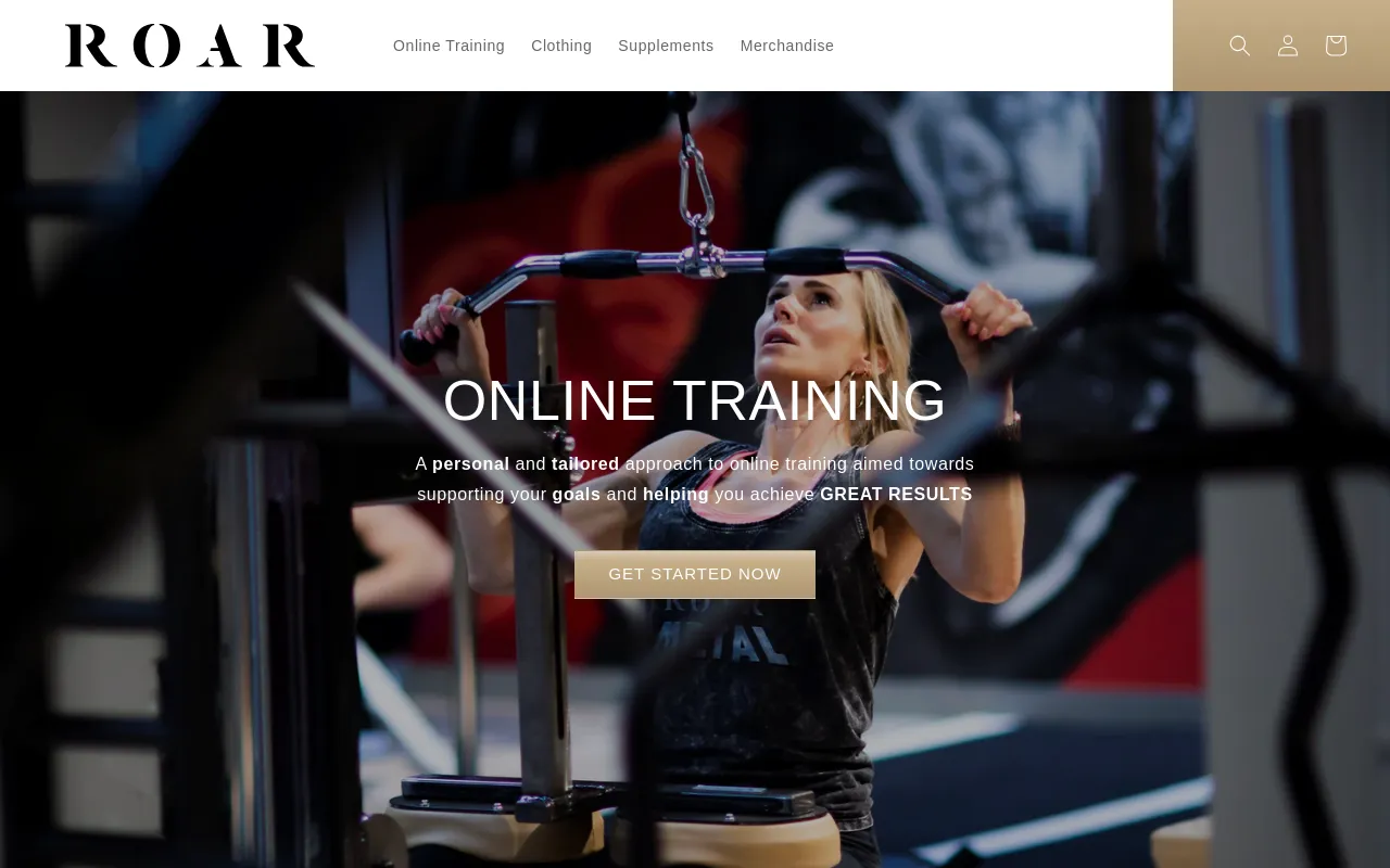 Roar Shop screenshot