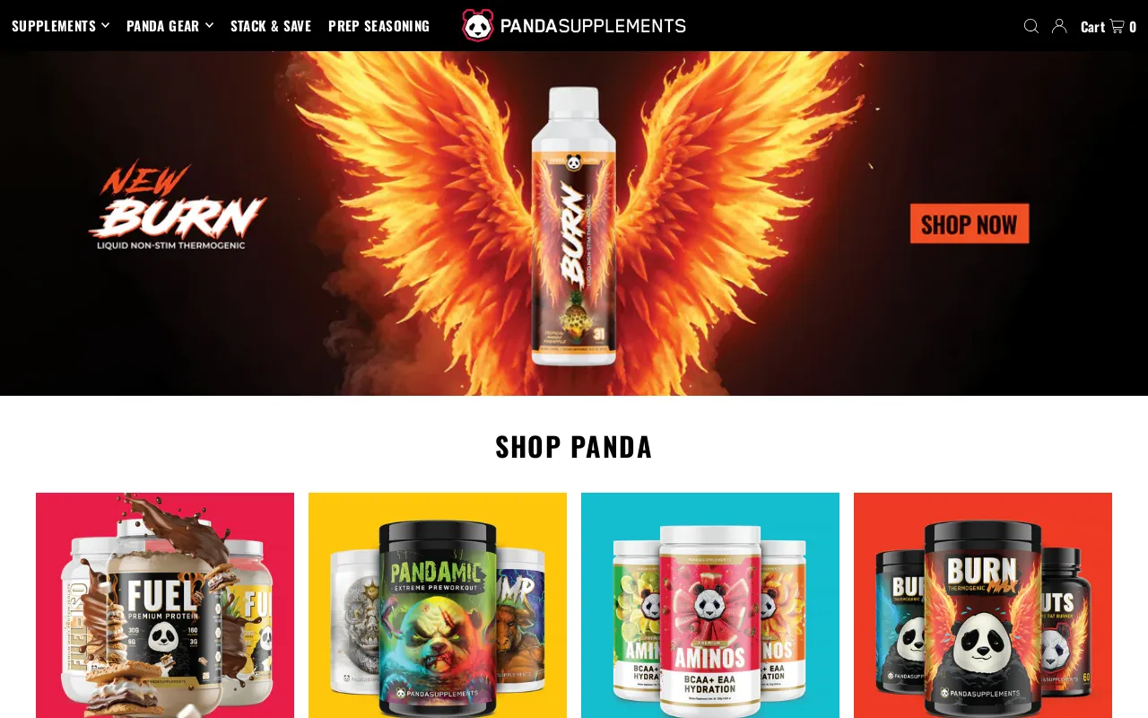 Panda Supps screenshot