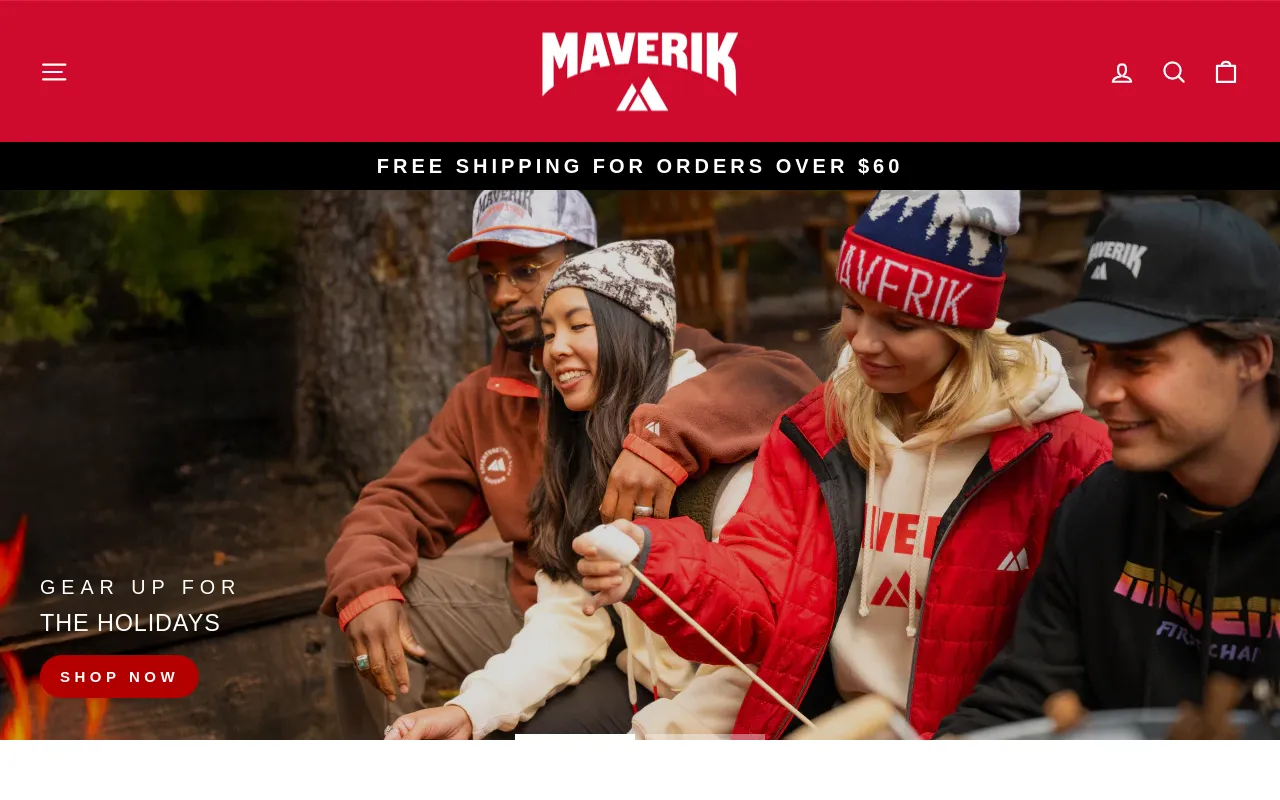 Maverik Apparel Store screenshot