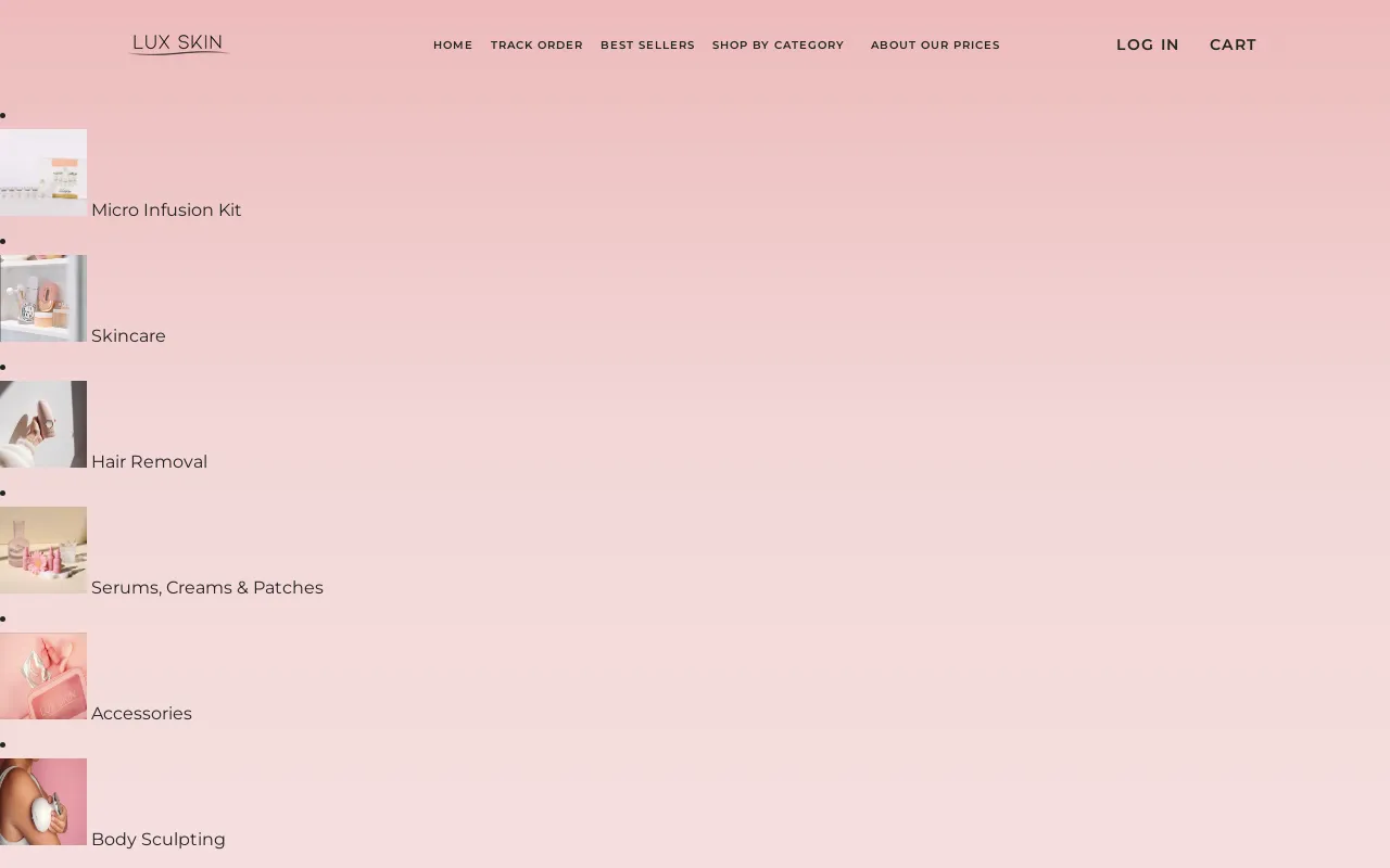 LUX SKIN® screenshot