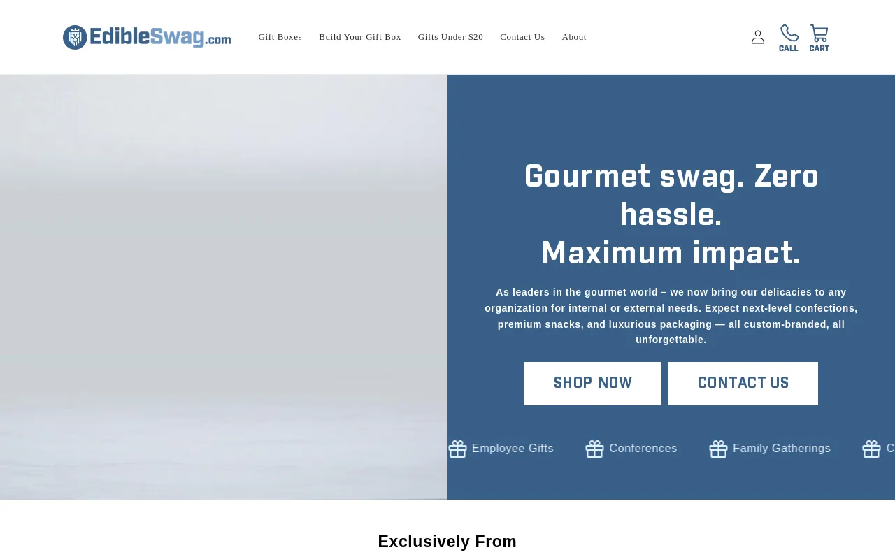 EdibleSwag.com screenshot