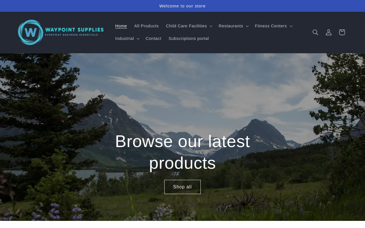 WaypointSupplies website screenshot