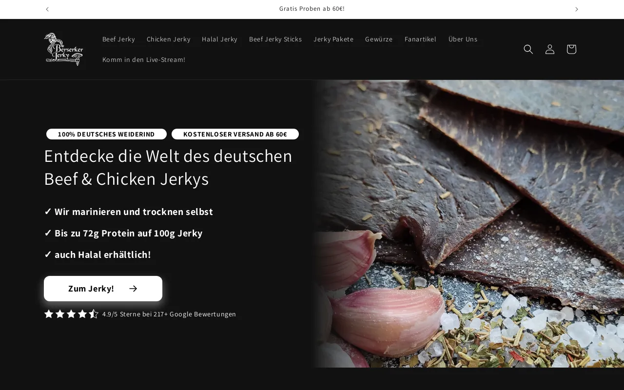 Berserker Jerky screenshot