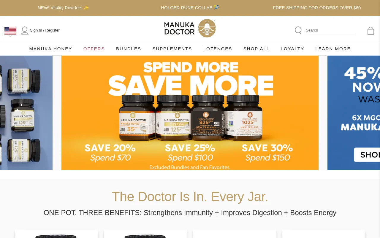 Manuka Doctor US screenshot
