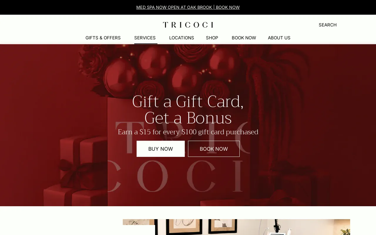 Tricoci Salon & Spa screenshot