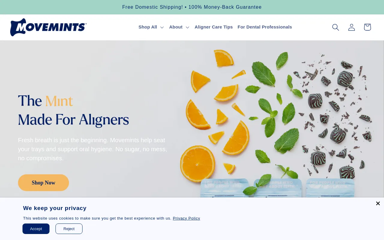 Movemints screenshot