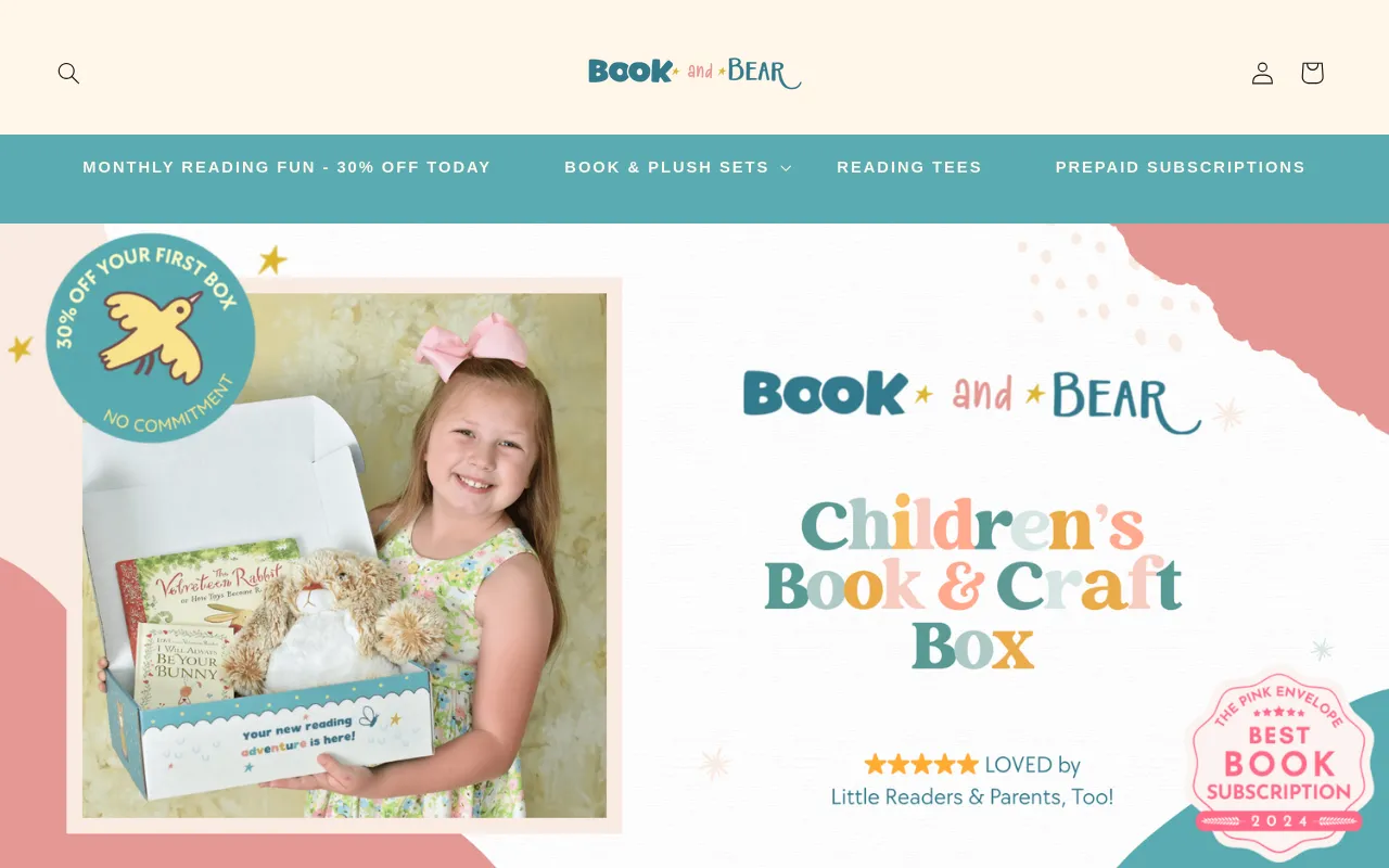 Book and Bear screenshot