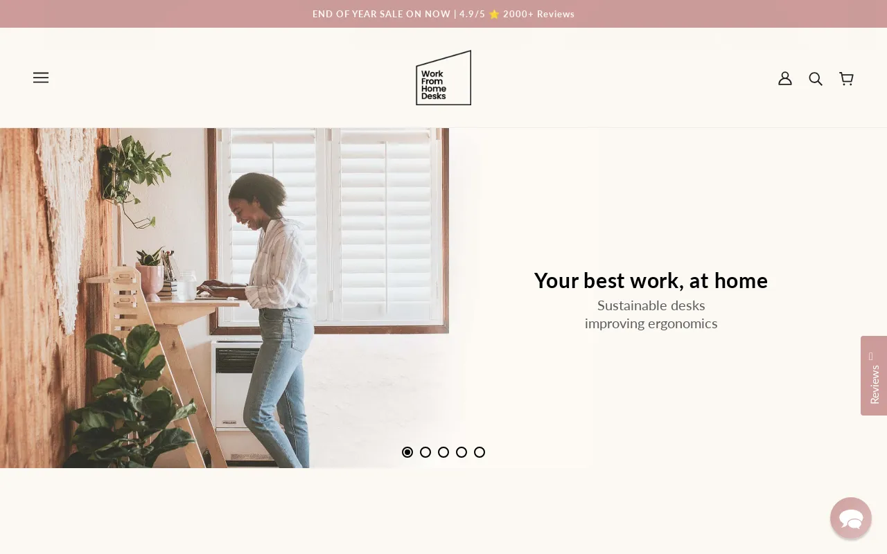 Work From Home Desks screenshot