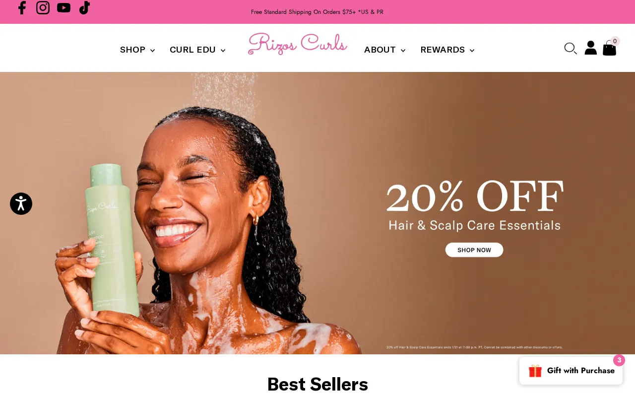 Rizos Curls screenshot