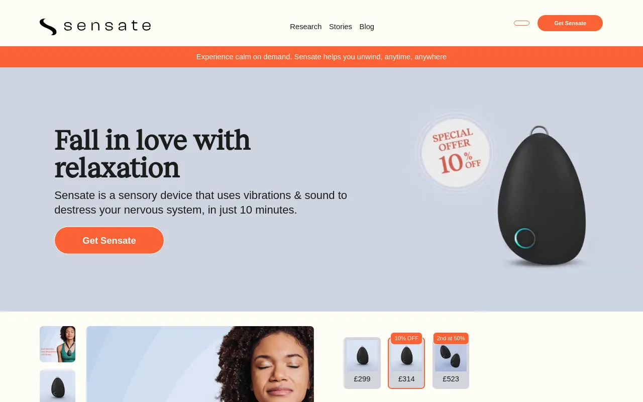 Sensate screenshot