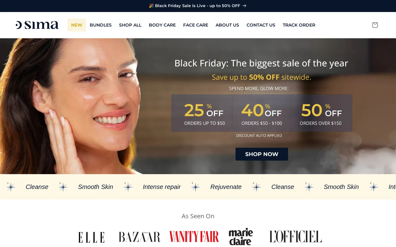 Simabrand screenshot