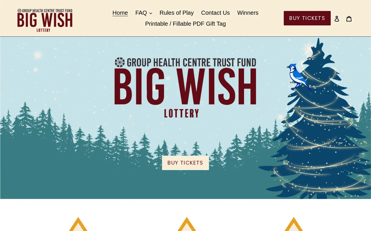 GHC Trust Fund website screenshot