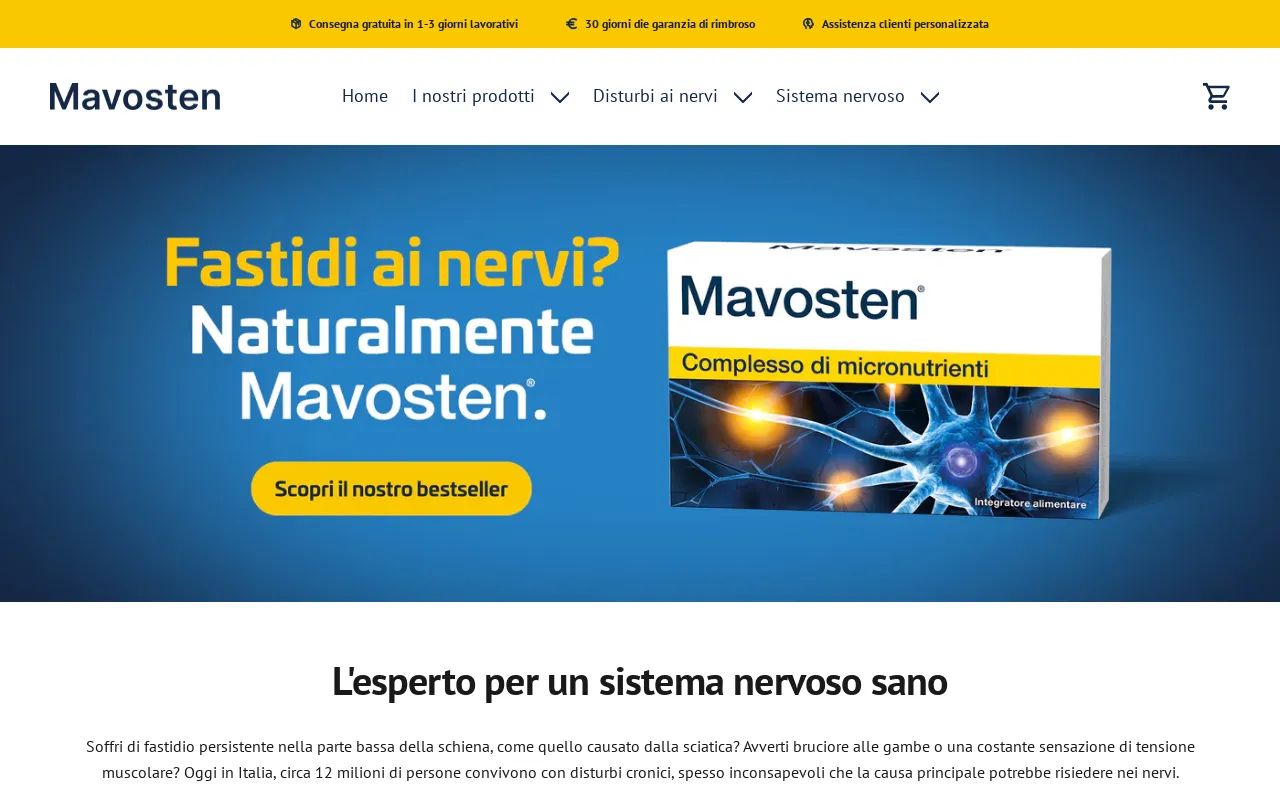 mavosten.it screenshot