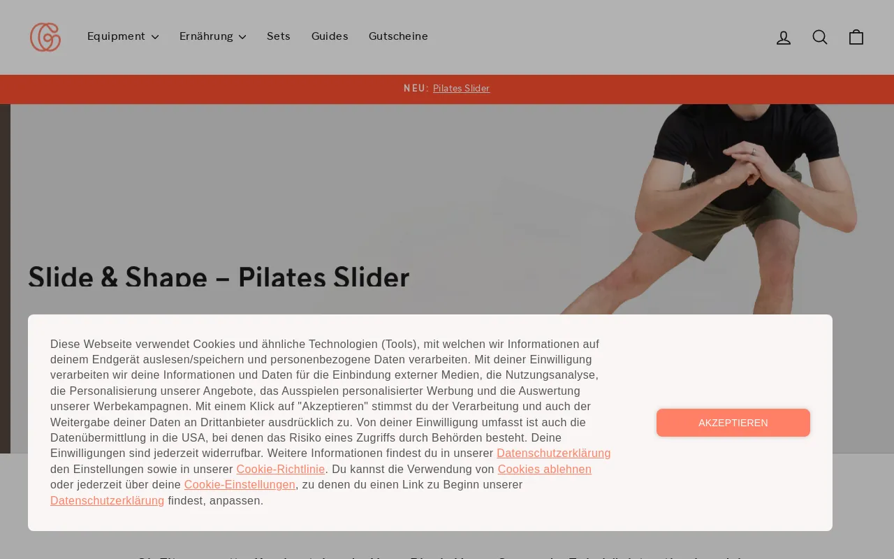 Gymondo Shop screenshot