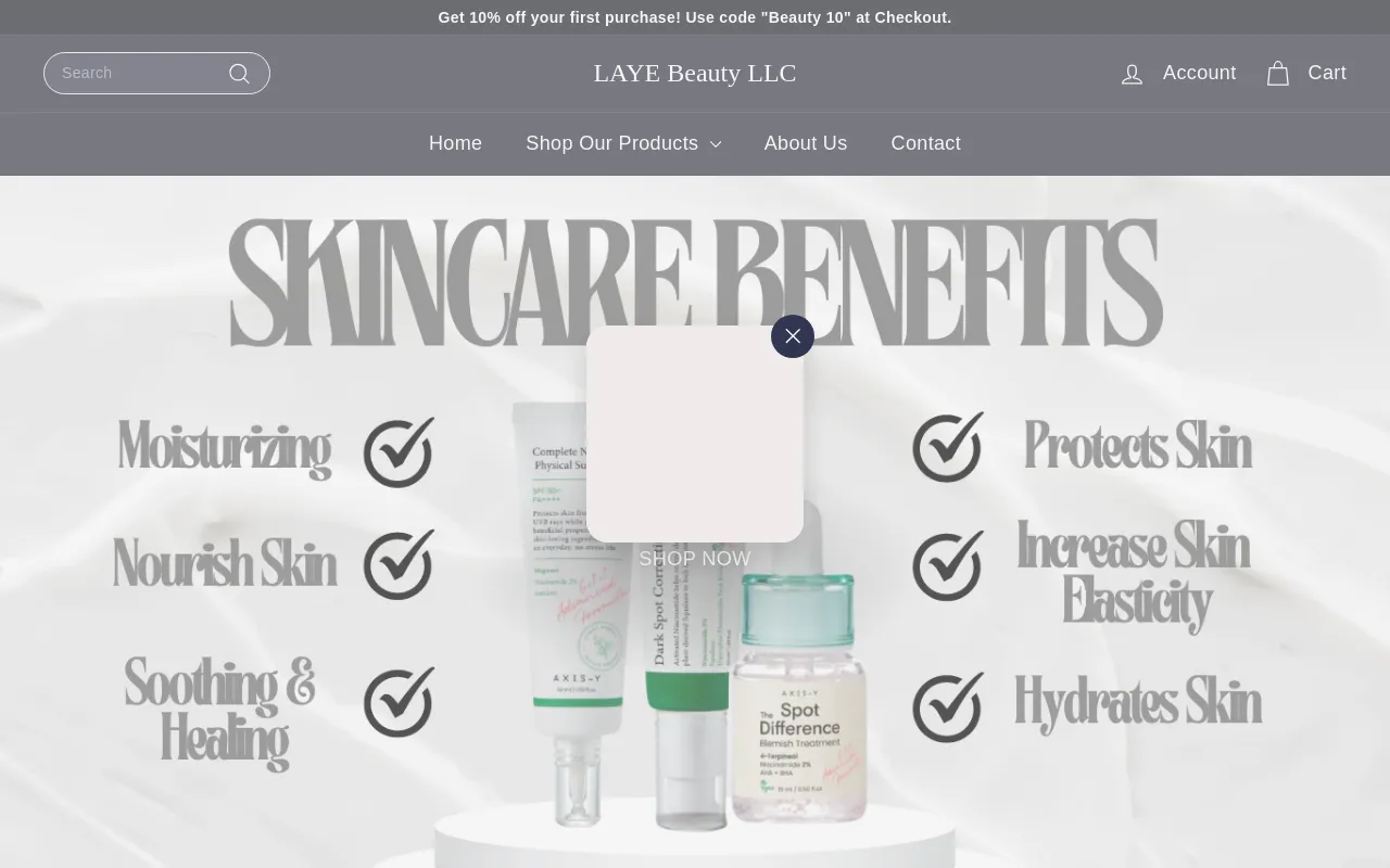LAYE Beauty LLC screenshot