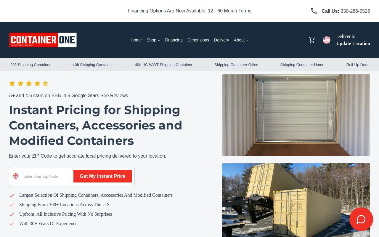 containerone.net screenshot