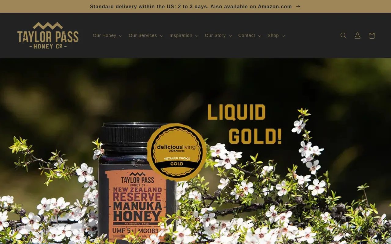 Taylor Pass Honey Co USA screenshot