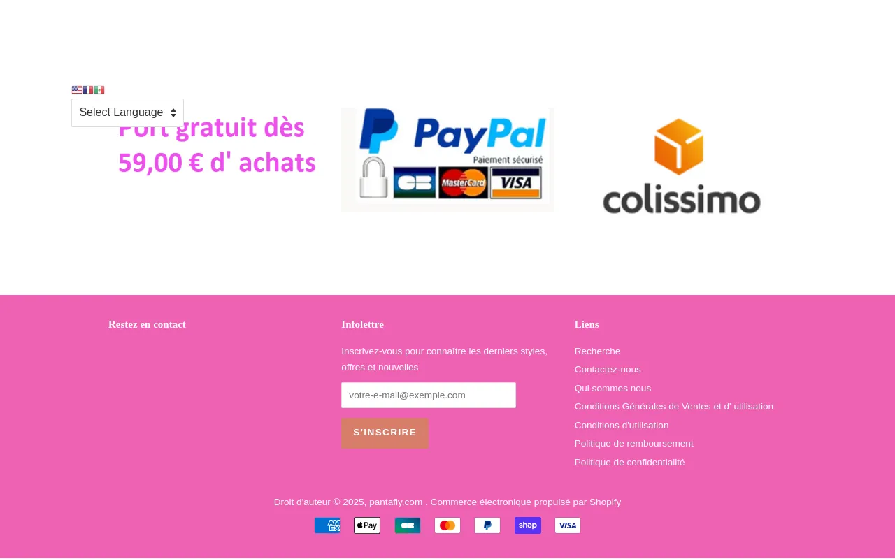 pantafly.com screenshot