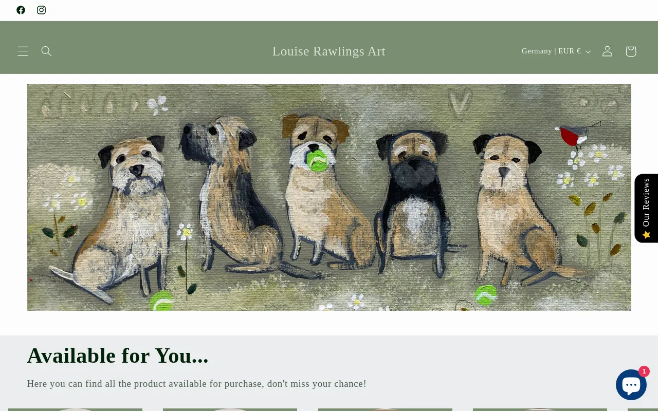 Louise Rawlings Art screenshot