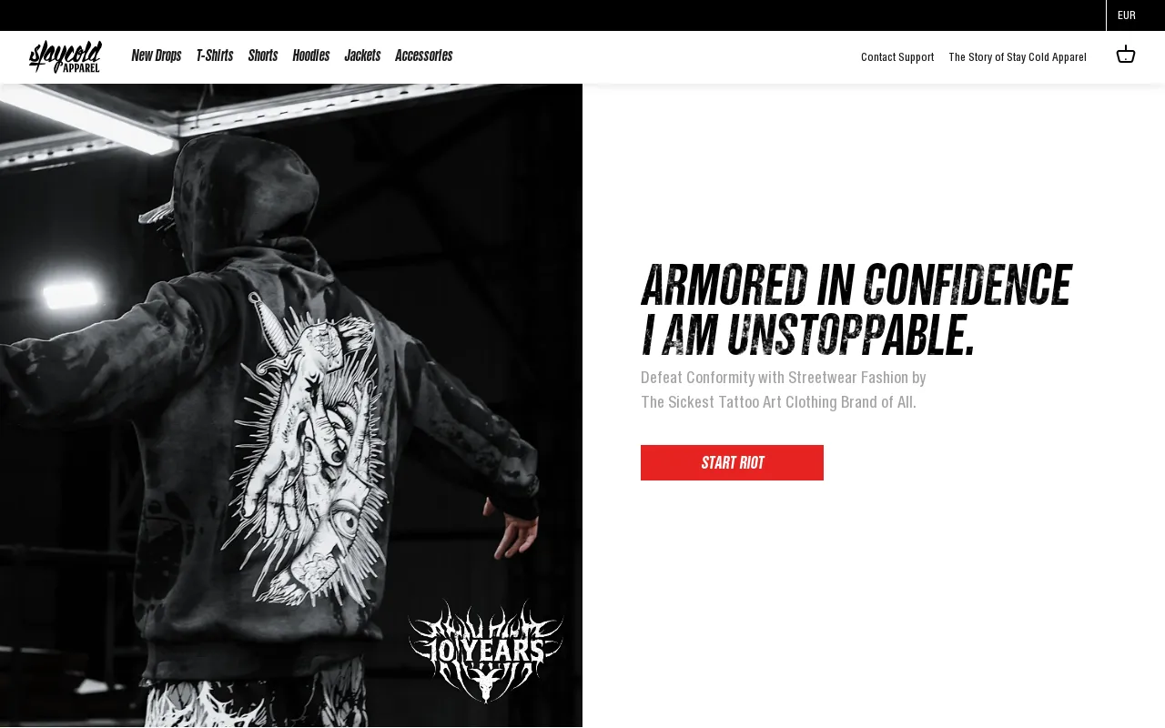 Stay Cold Apparel screenshot