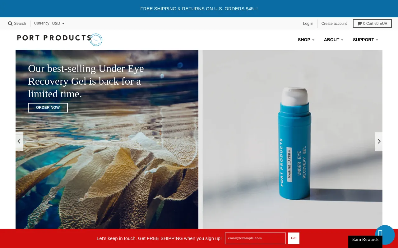 Port Products screenshot