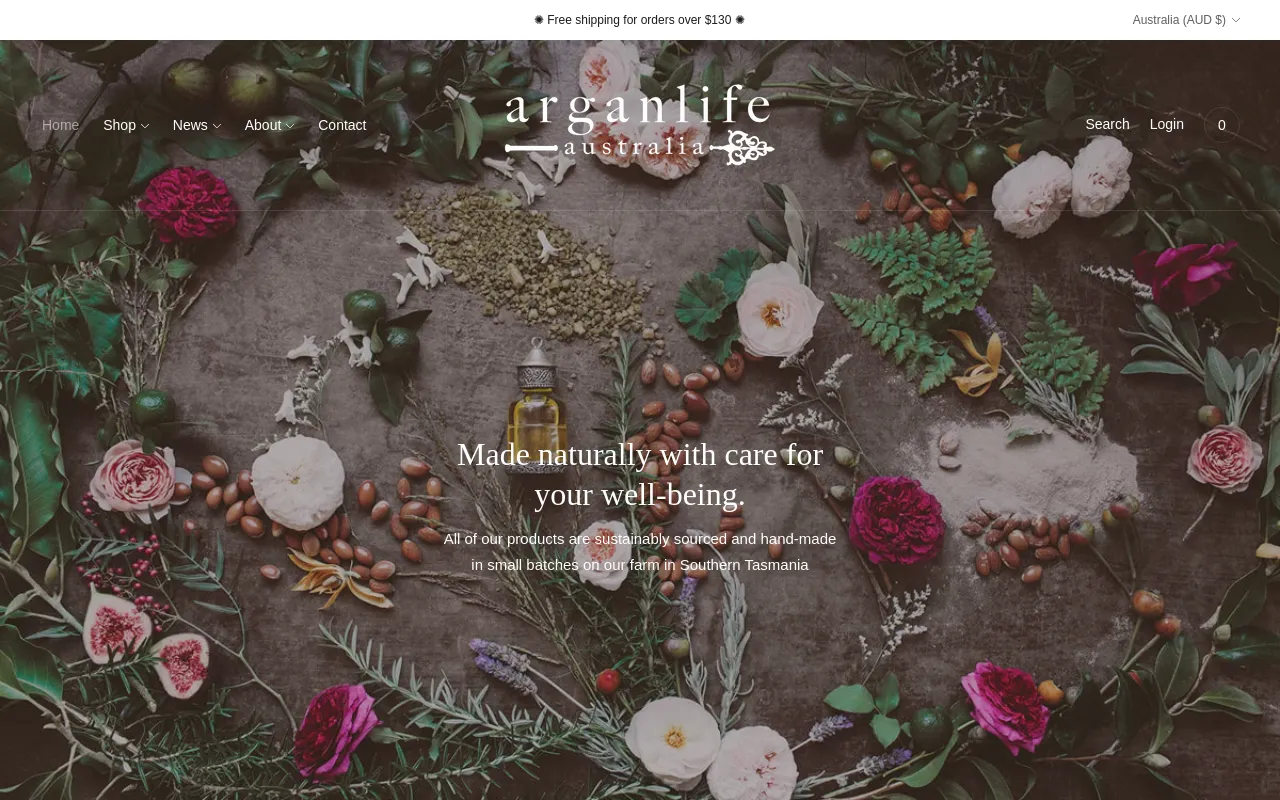 Argan Life Australia screenshot