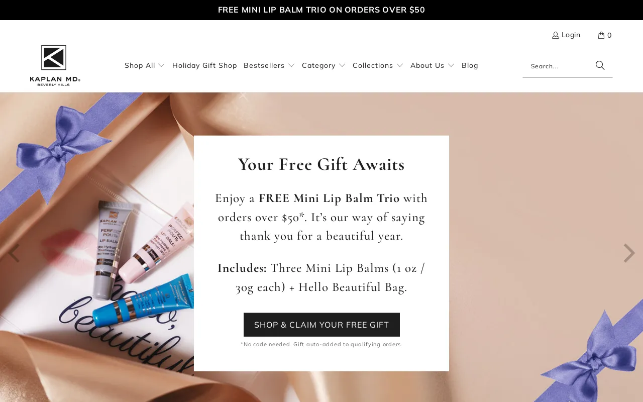 KAPLAN MD SKINCARE screenshot