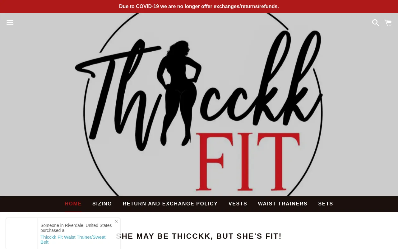 Thicckk Fit screenshot