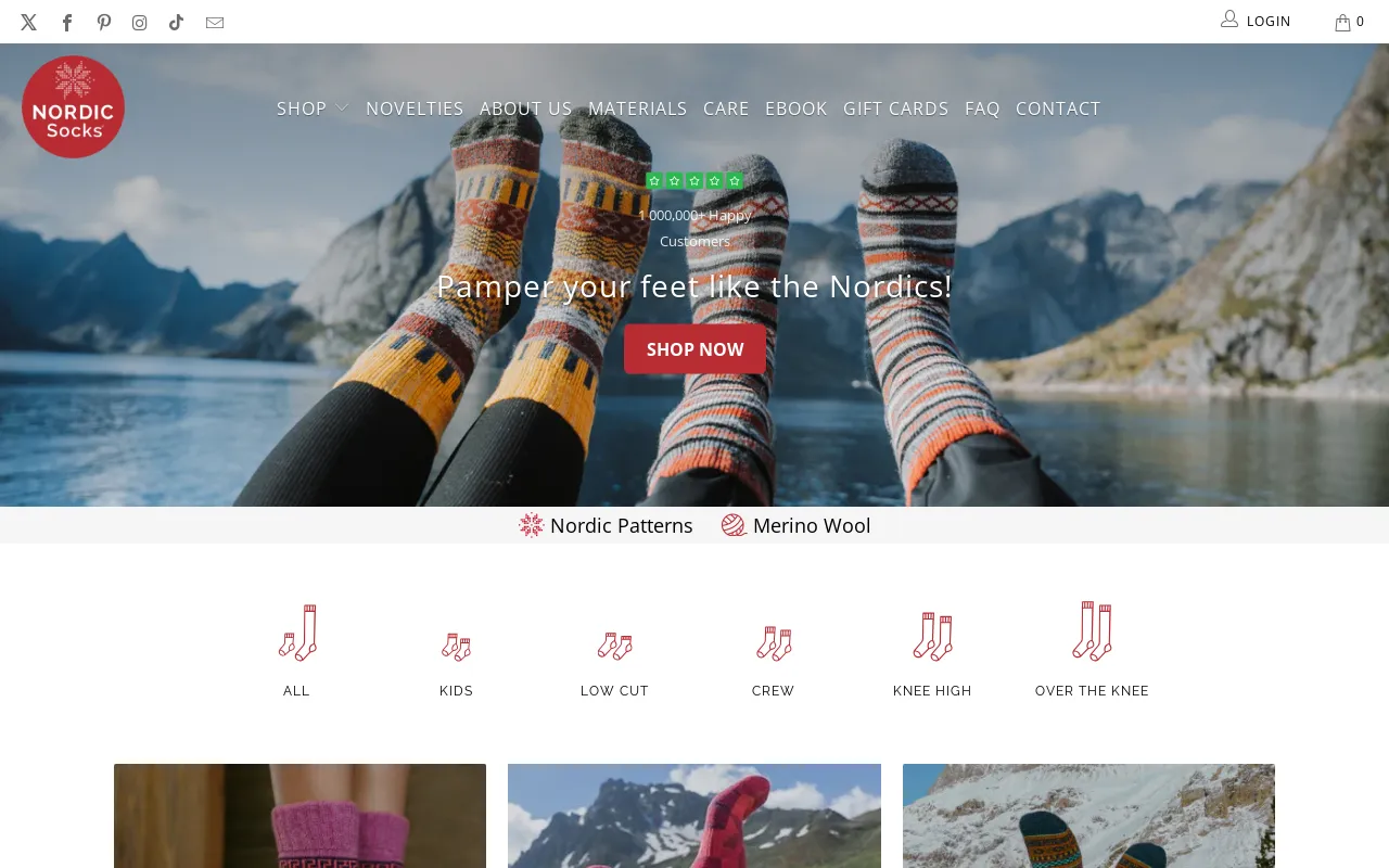 Nordic Socks US screenshot