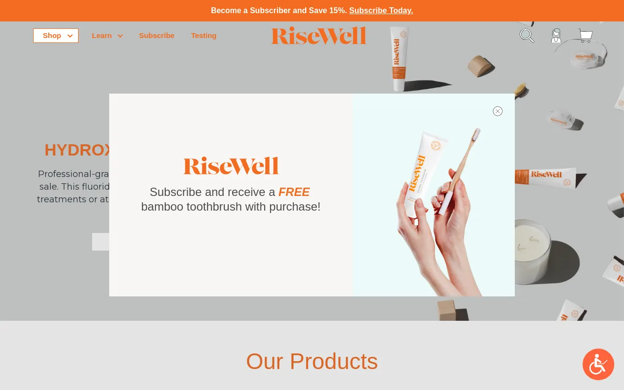 RiseWell screenshot