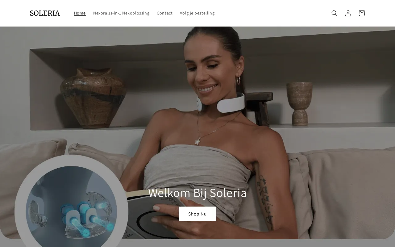 Soleria (Old) website screenshot