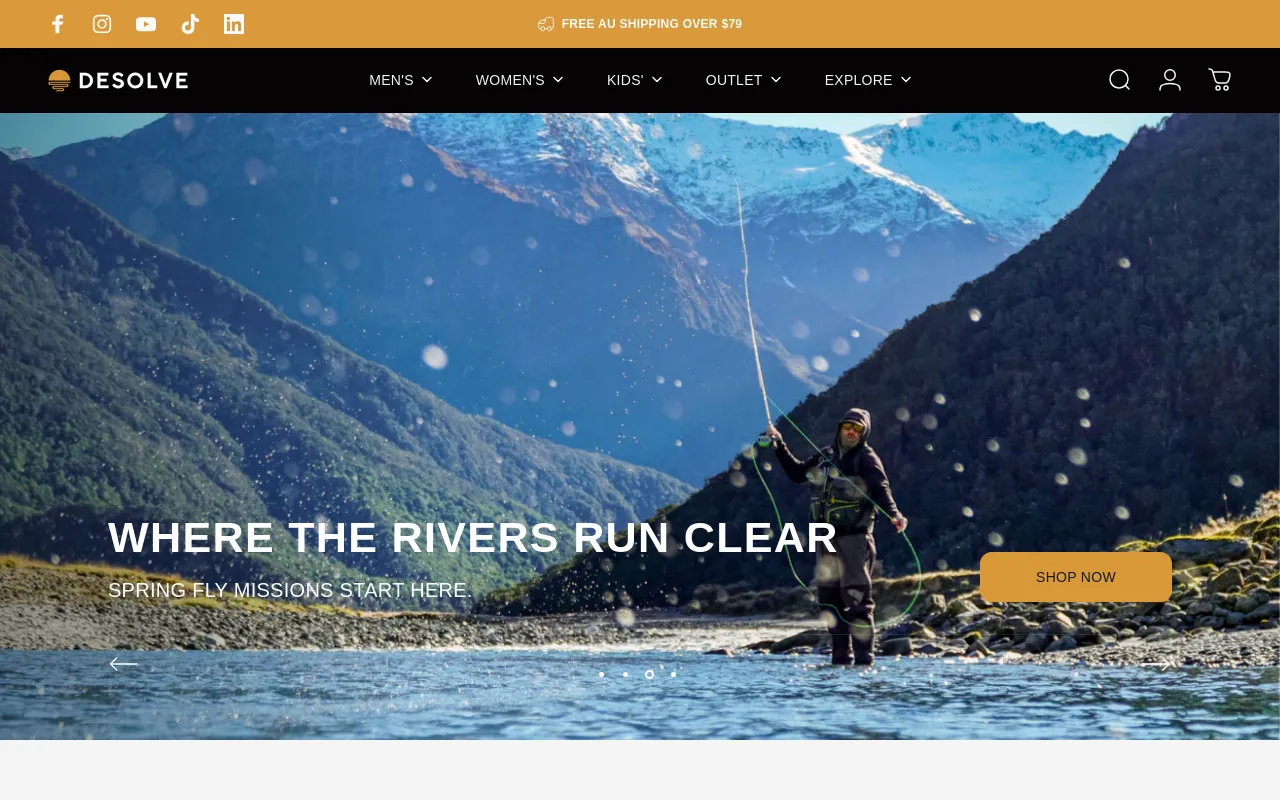 desolvesupplyco.com.au screenshot
