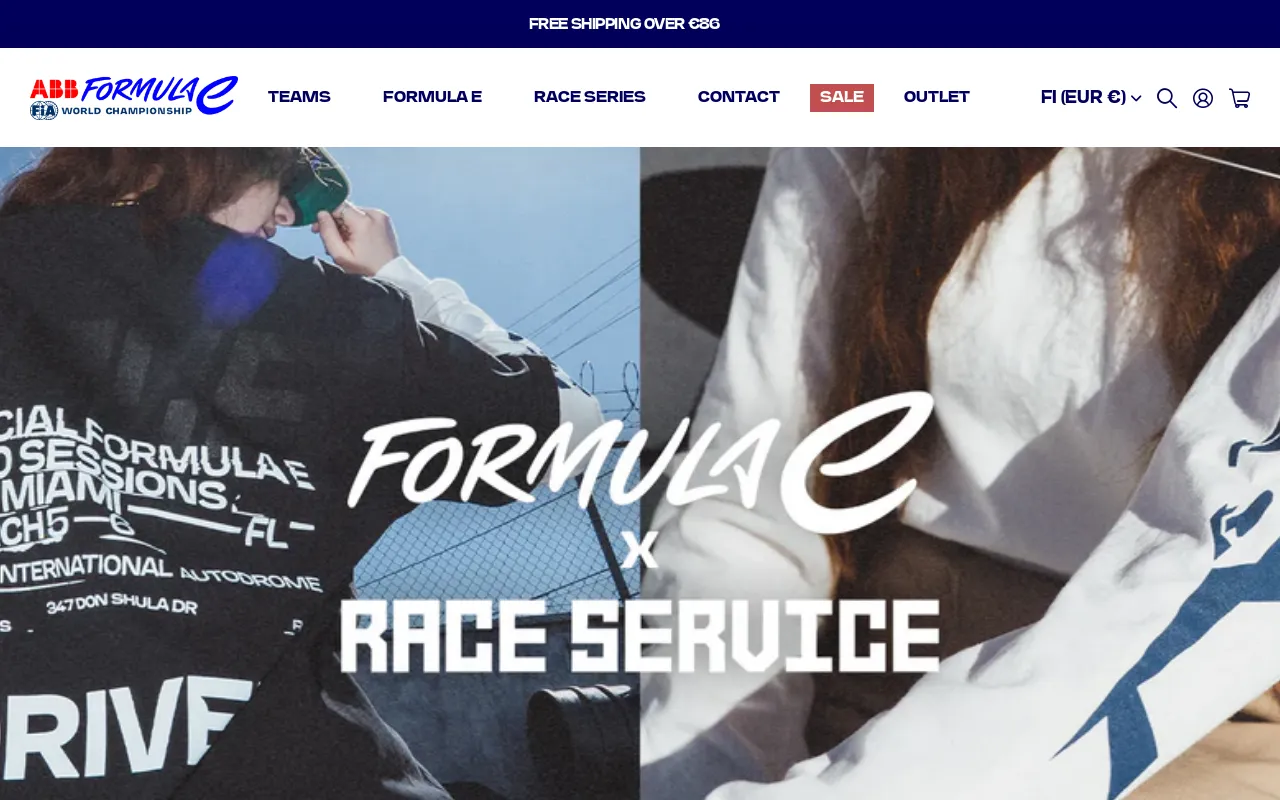 Formula E Store screenshot