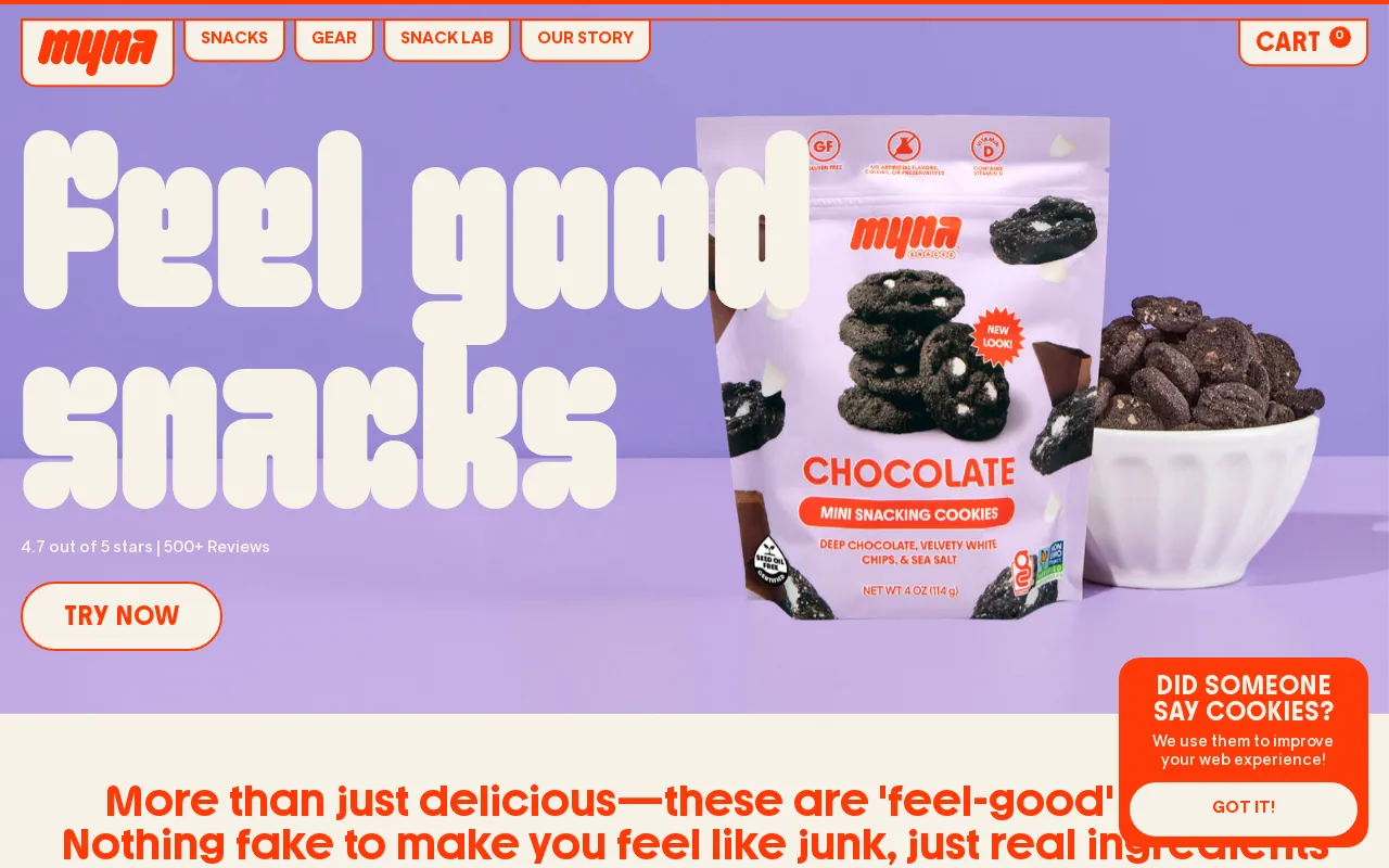 Myna Snacks screenshot