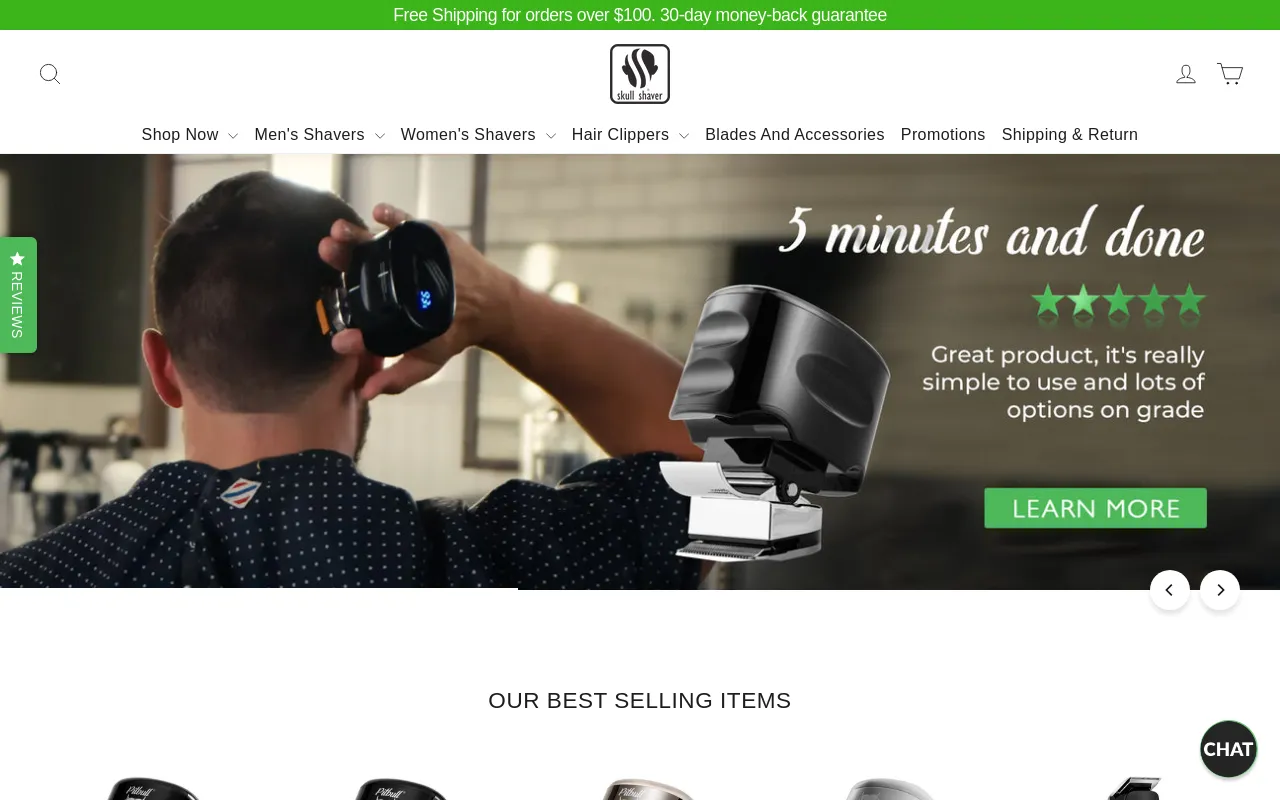 Skull Shaver CA screenshot