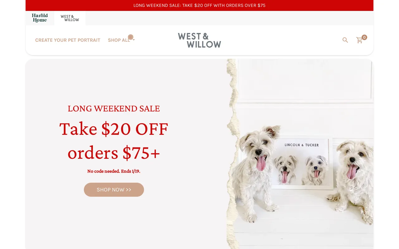 West & Willow screenshot