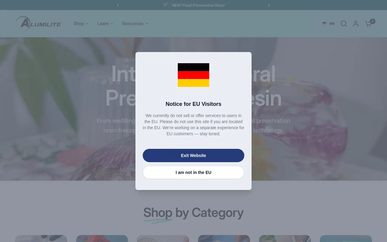 Alumilite screenshot