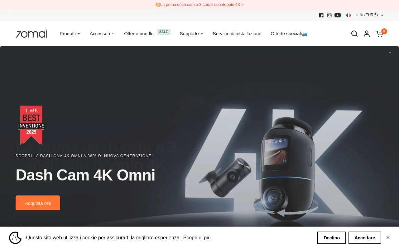 70mai Italy screenshot