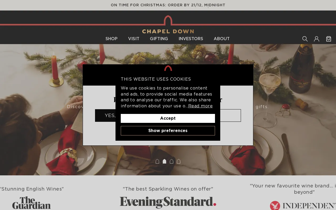 Chapel Down screenshot