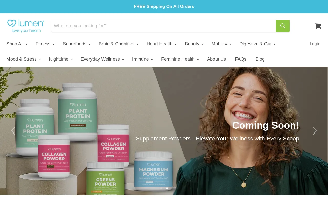 lumen naturals® screenshot