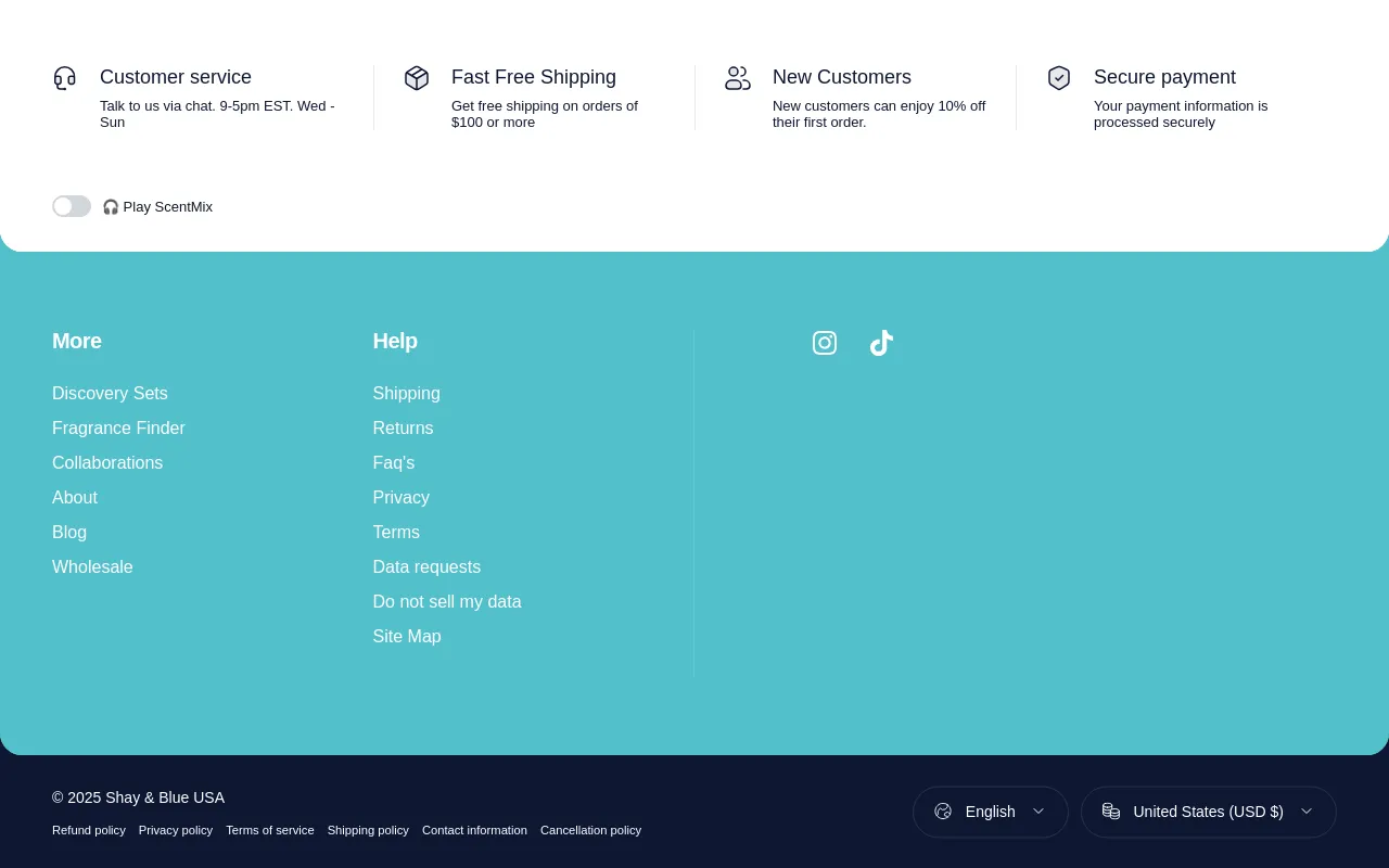 Shay & Blue USA screenshot