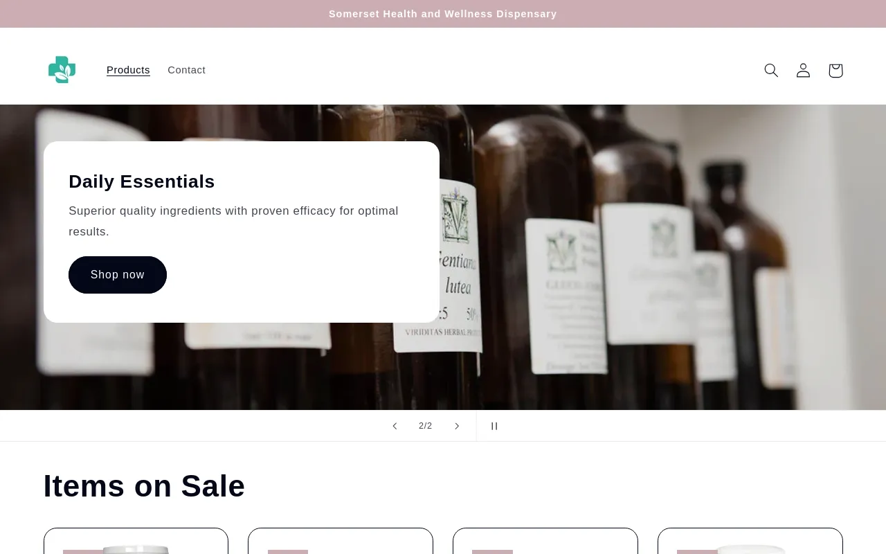 shop.somersethealth.ca screenshot
