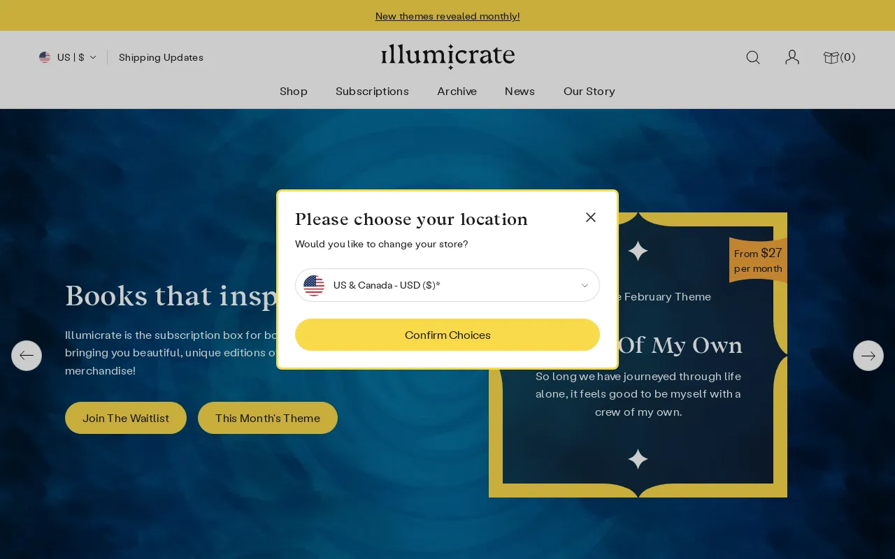 Illumicrate US screenshot