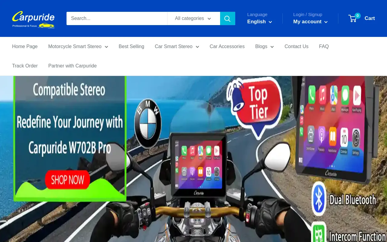 carpuride.com screenshot