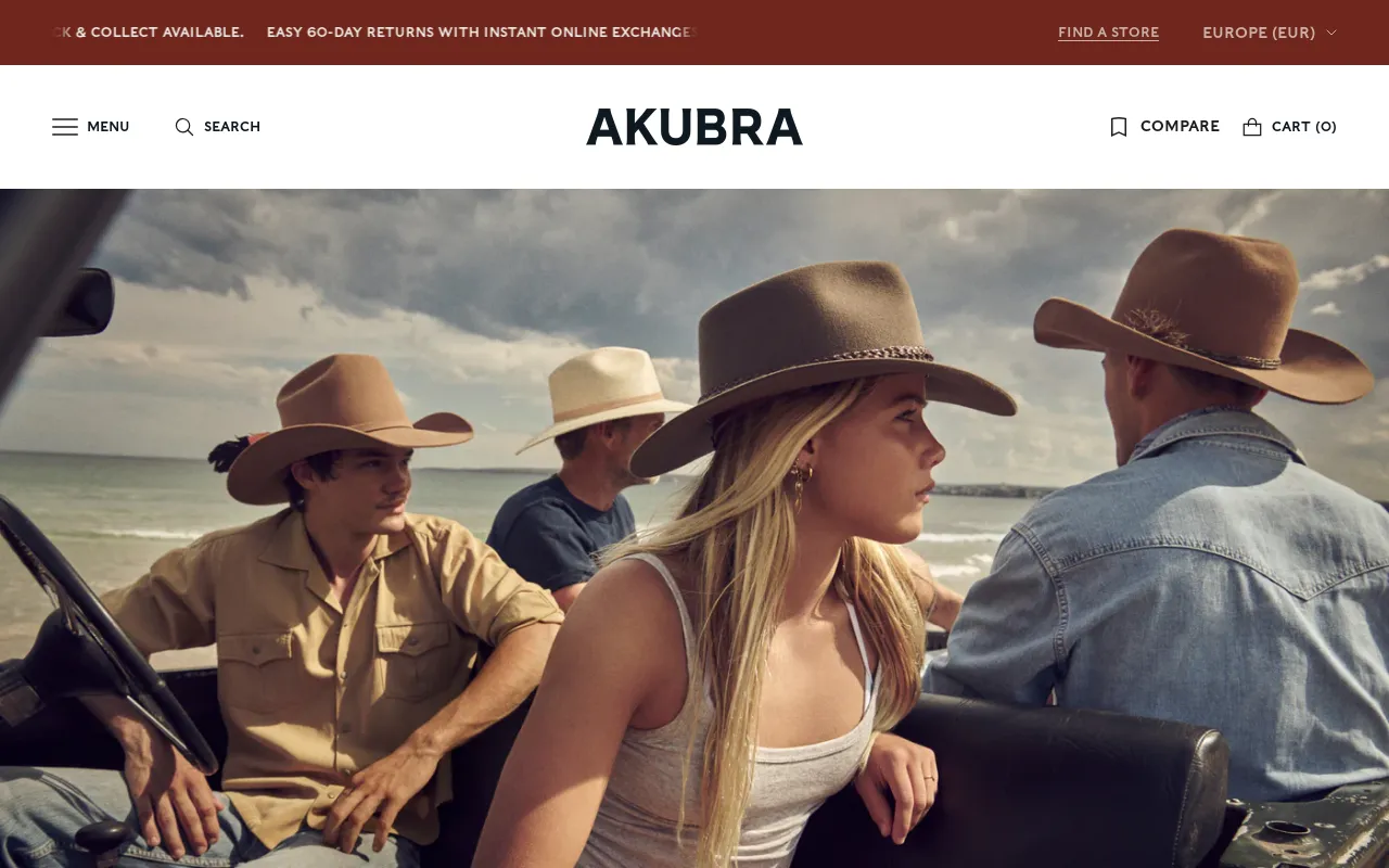 Akubra Hats screenshot