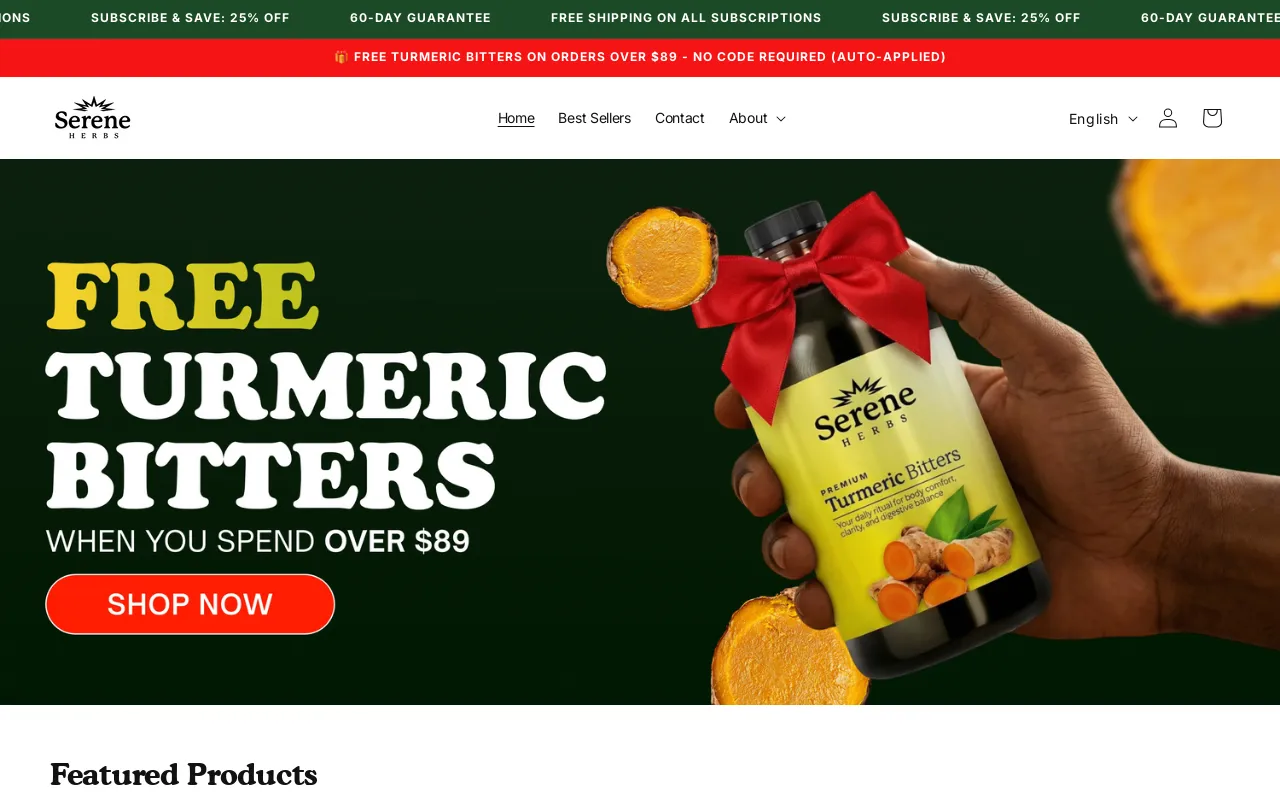 Serene Herbs screenshot