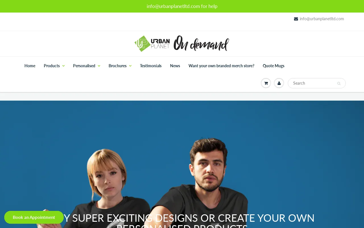 Urban On Demand website screenshot