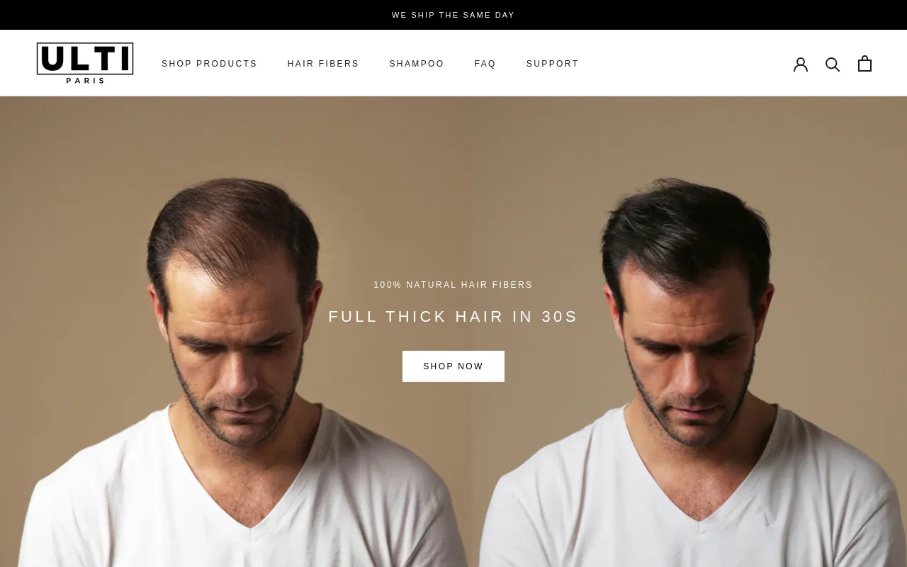ultiparis.com screenshot