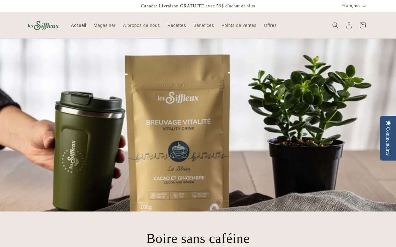 Les Siffleux, breuvages torréfiés screenshot