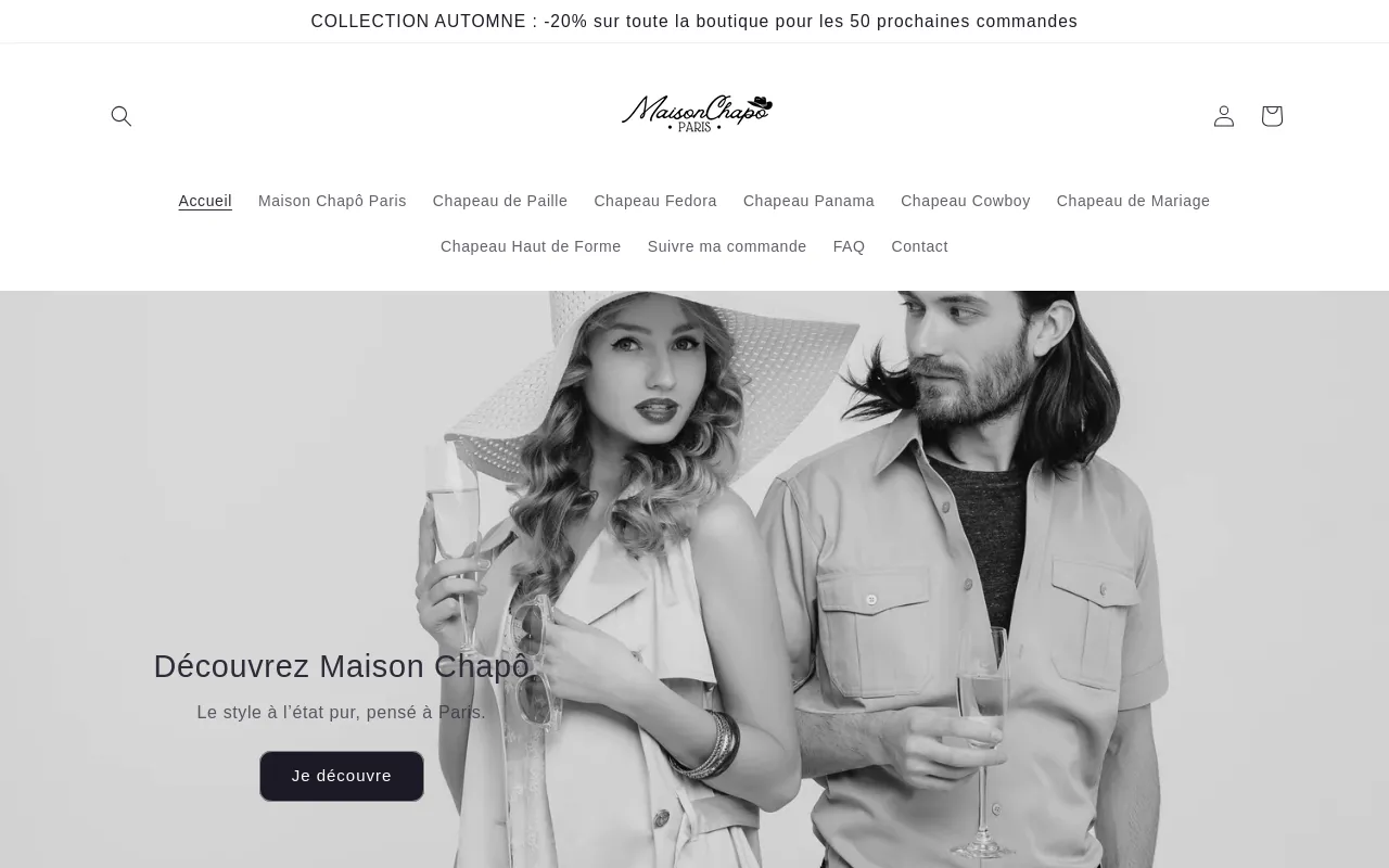 Maison Chapô Paris screenshot